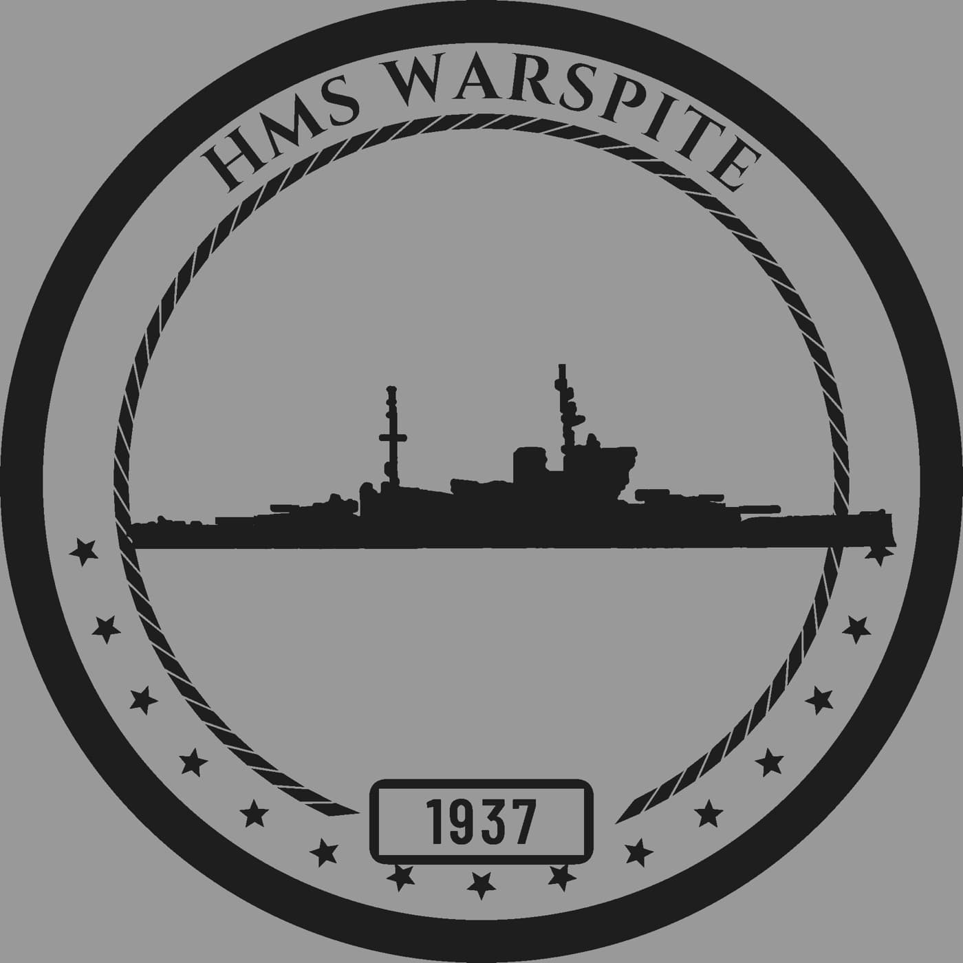 HMS Warspite Coin · Important Naval History