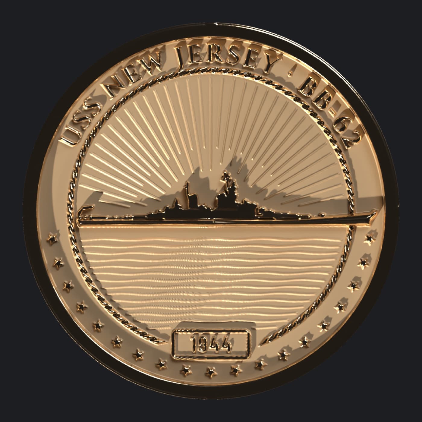 The Big J Drydock Coin