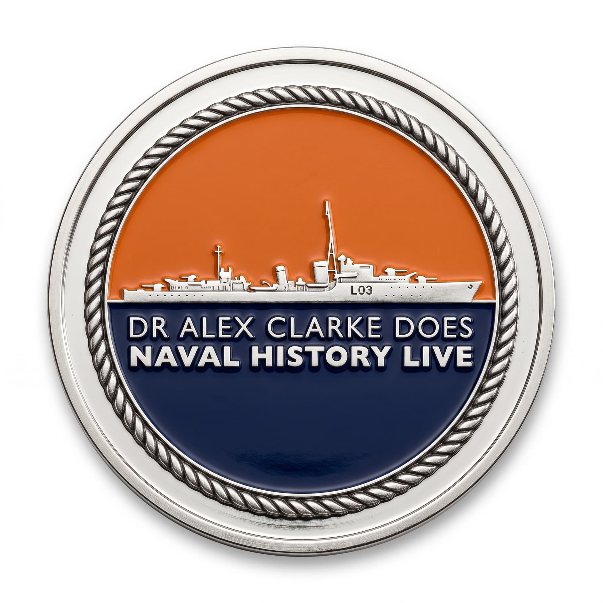HMS Eskimo Narvik Coin · Dr Alex Clarke