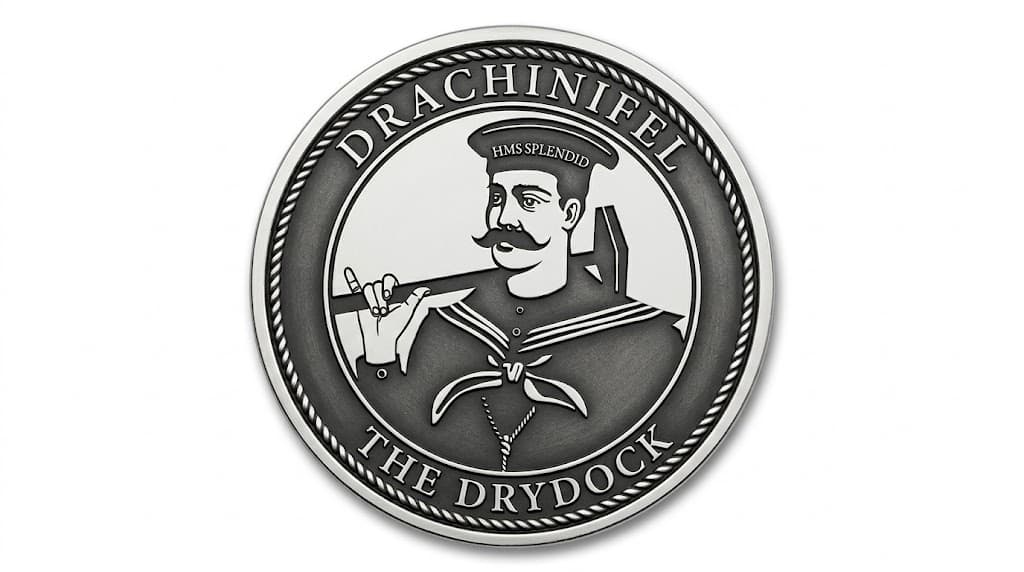 HMS Renown Drydock Coin · Drachinifel